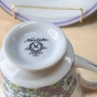 画像6: NORITAKE　ノリタケ　紫に青い花柄　カップ＆ソーサー　レトロフラワー　 (6)