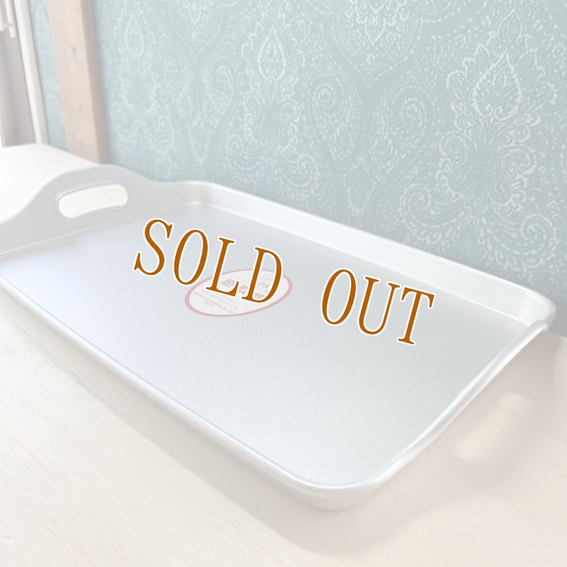 画像5: コイヌ印　アルミエンボス厚板　脇取盆　小　アルミトレイ　廃盤品　デッドストック　TA452 (5)