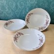 画像2: Fuyo china　vintage　モダンフラワー　花柄の器　3個セット　 (2)