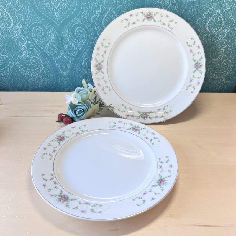 画像1: Marumo china　vintageplate　フラワー　ビンテージプレート皿　各枚数 (1)