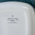 画像14: CORNING　USA　コーニング　パイロセラム　耐熱ガラス鍋キャセロール　角型　花柄　イエロー系　各サイズ (14)
