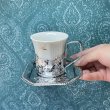 画像8: Georgia　coffeeset　トレー付きコーヒーセットコースター付き　スプーンスタンドスプーントレーセット　カップ＆ソーサー (8)