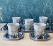 画像2: Georgia　coffeeset　トレー付きコーヒーセットコースター付き　スプーンスタンドスプーントレーセット　カップ＆ソーサー (2)