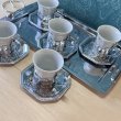 画像3: Georgia　coffeeset　トレー付きコーヒーセットコースター付き　スプーンスタンドスプーントレーセット　カップ＆ソーサー (3)