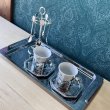 画像5: Georgia　coffeeset　トレー付きコーヒーセットコースター付き　スプーンスタンドスプーントレーセット　カップ＆ソーサー (5)