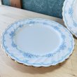 画像3: NORITAKEノリタケ　ALBION　boneChina　26.5cmプレート皿　ブルーフラワー　2枚セット (3)