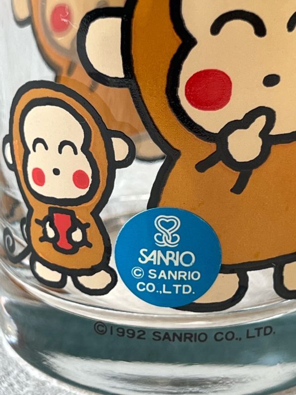 レア 旧ロゴ サンリオ おさるのもんきち ゴミ箱 傘立て - キャラクター