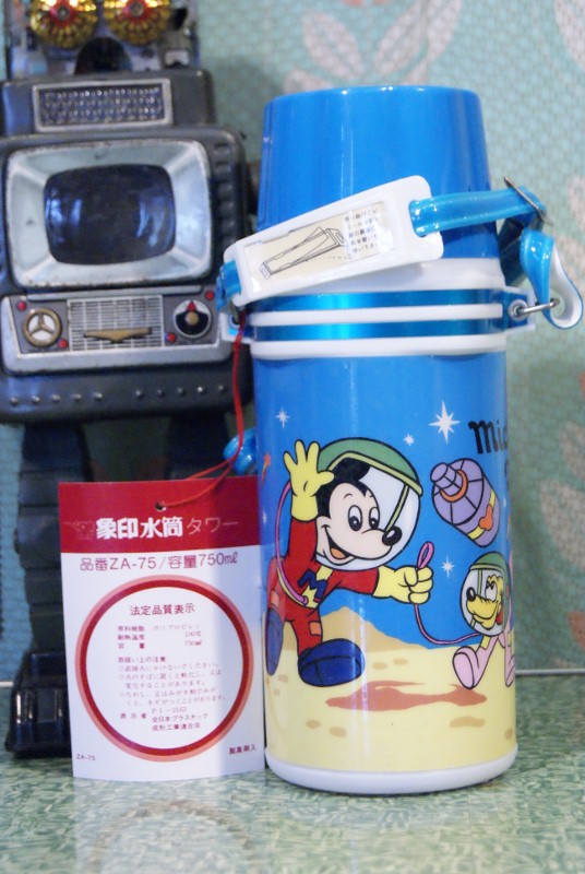 象印水筒タワーミッキー＆ドナルド宇宙へ ブルー KT11
