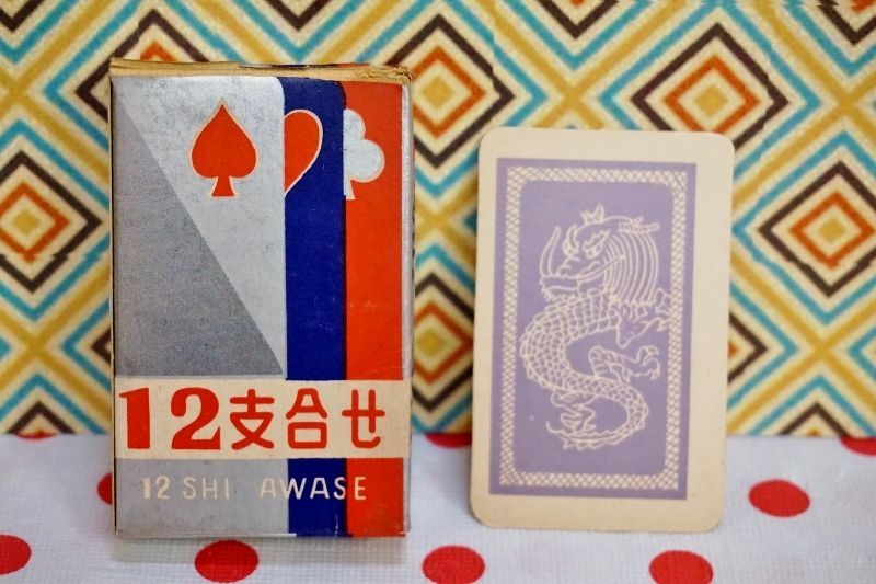 昭和レトロ　12 SHI NEW CARDS　十二支合わせカード　トランプ　駄菓子屋玩具　OM276