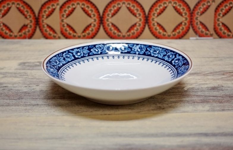 TOYO TOKI 東洋陶器 青の薔薇柄プレート アンティーク皿 ３種 S103
