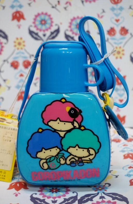 ニッポン水筒 ファンシー ゴロピカドン水筒 オールドサンリオ旧ロゴ Ks160