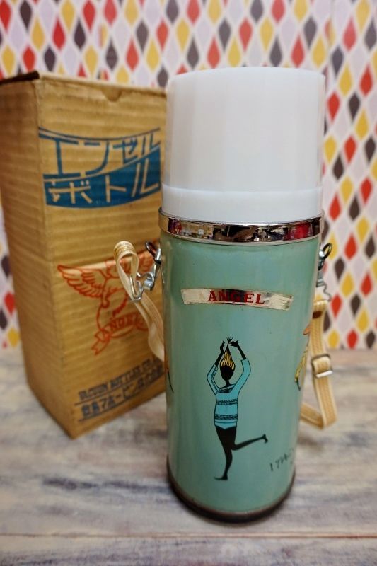 サーモス水筒 HANDY THERMOS 昭和レトロ ビンテージの+