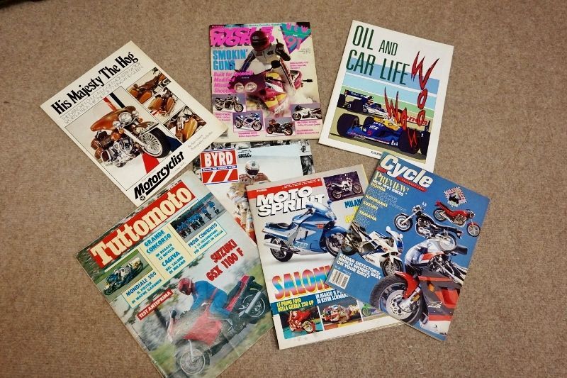 海外バイク雑誌 海外二輪車情報カタログ 古雑誌 ７冊セット FZ35