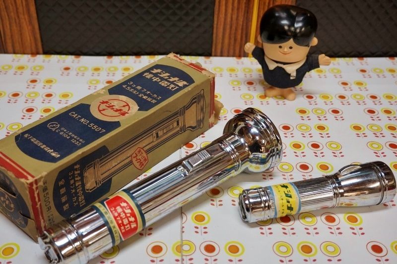 警察防犯グッズ【貴重品】昭和50年　ナショナルnational懐中電灯