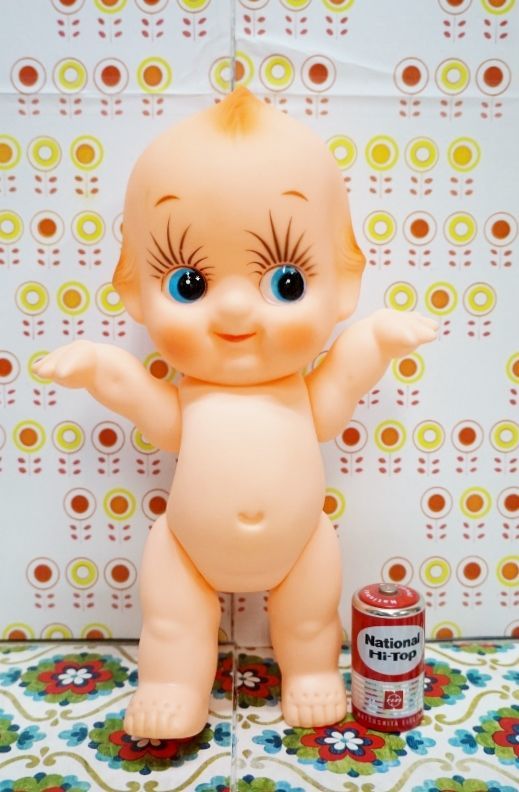 島田トーイ ひよこマーク MS JAPANロゴ有り 28cm大きなキューピー人形