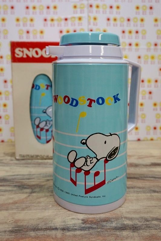 魅力的な価格 未使用 スヌーピー 昭和レトロ 魔法瓶 卓上ポット SNOOPY