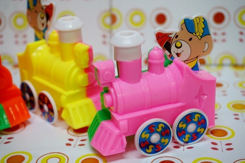 サンリオ ハローキティ ポッポトレイン 機関車 昔のおもちゃ