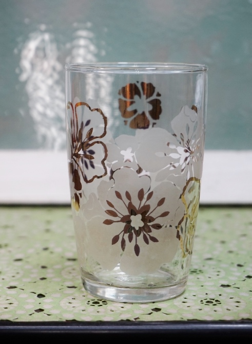 佐々木ガラス　金花のグラス　１個　G908