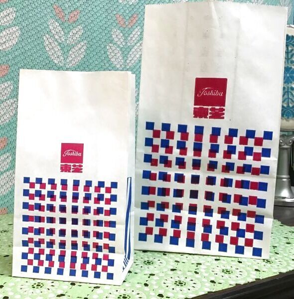 TOSHIBA 東芝紙袋 ショップ袋 非売品 店舗品 各サイズ KF307
