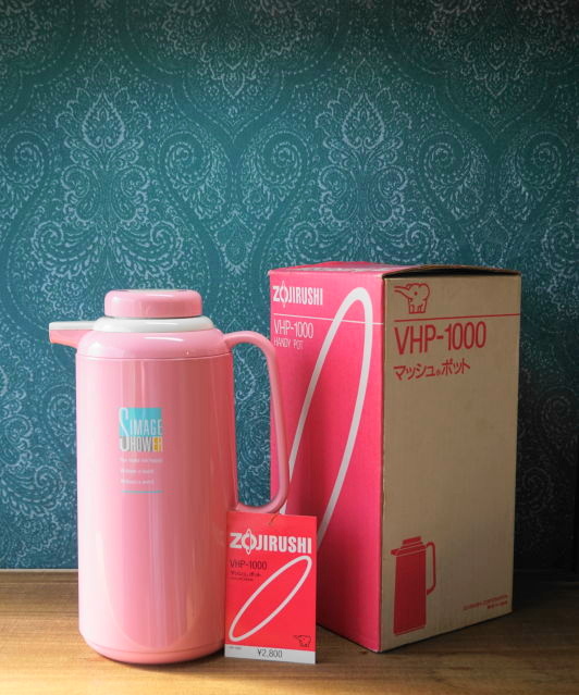 象印魔法瓶 マッシュポット ピンク VHP-1000P305