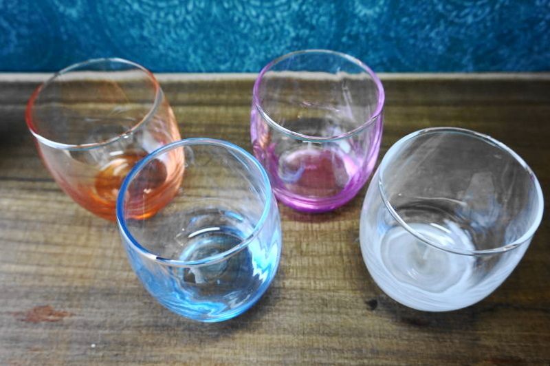 色ガラス KAMEI GLASS グラスセット ロックグラス GS233