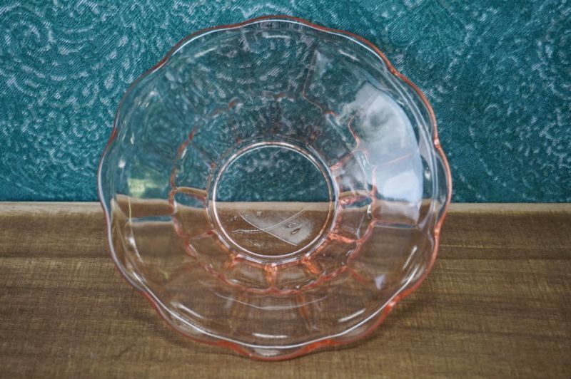 桃色硝子 ピンクガラスコップ 氷コップ ガラス器 1個 GU235
