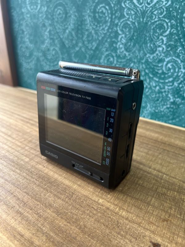 レトロ家電 CASIO TV-7500 LCD COLOR TELEVISION ポータブルテレビ