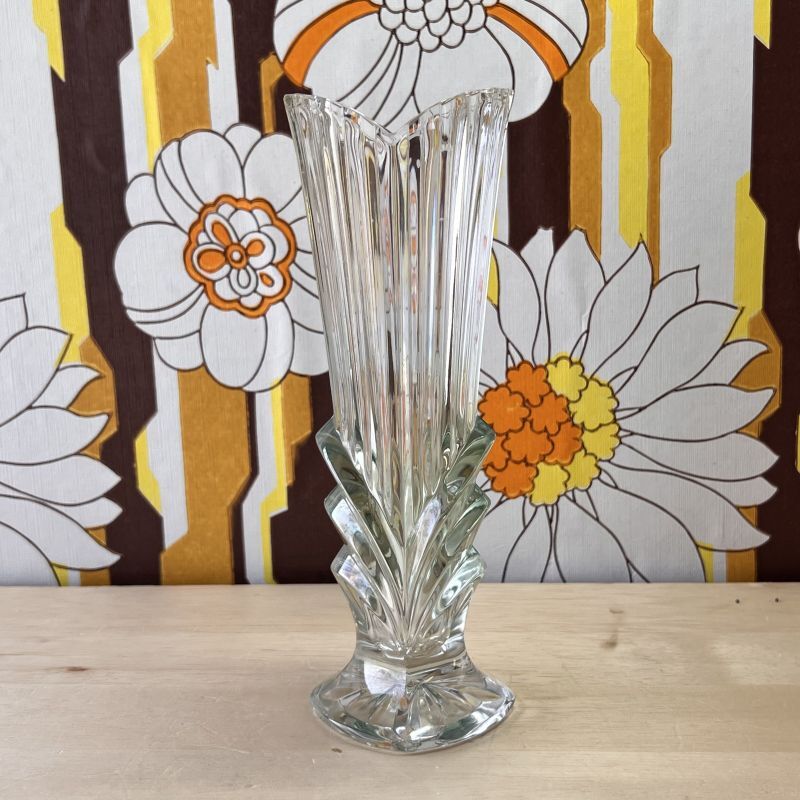 KAMEI GLASS クリスタルグラス 一輪挿し 花瓶 - 花瓶・フラワースタンド
