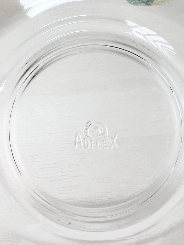ADERIA GLASS　GLASS WARE SET　ADELEX強化　レア
