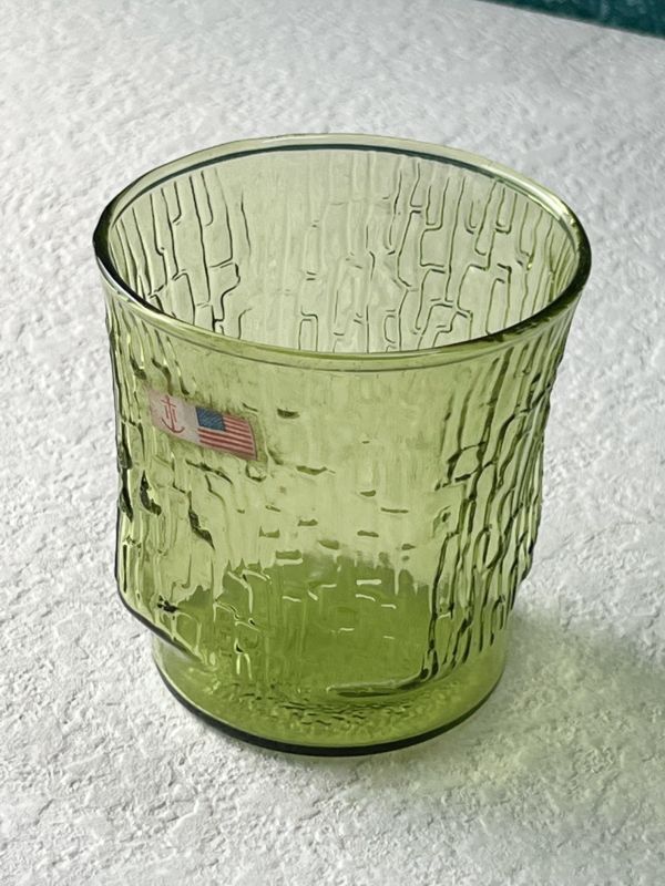 アンカーホッキンググラス グリーンガラス deadstock 未使用 1個 B206