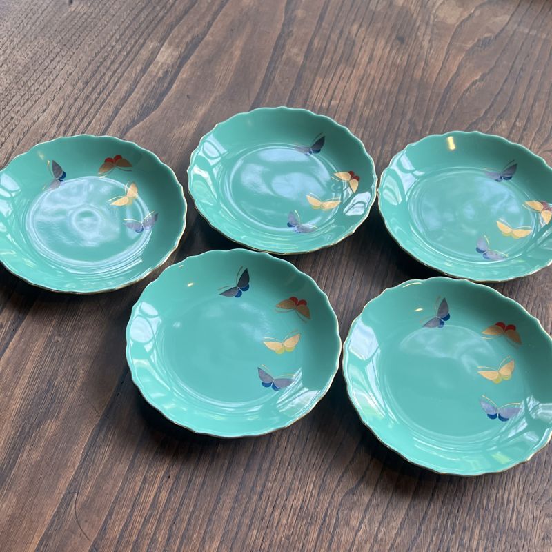 香蘭社　小皿　丸皿　プレート　陶器　6枚