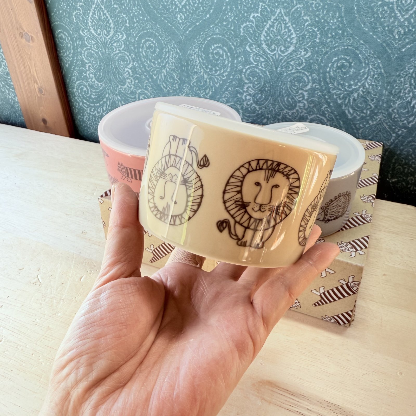 YAMAKA Lisa Larson (リサ ラーソン) 高気密レンジ容器 3点セット