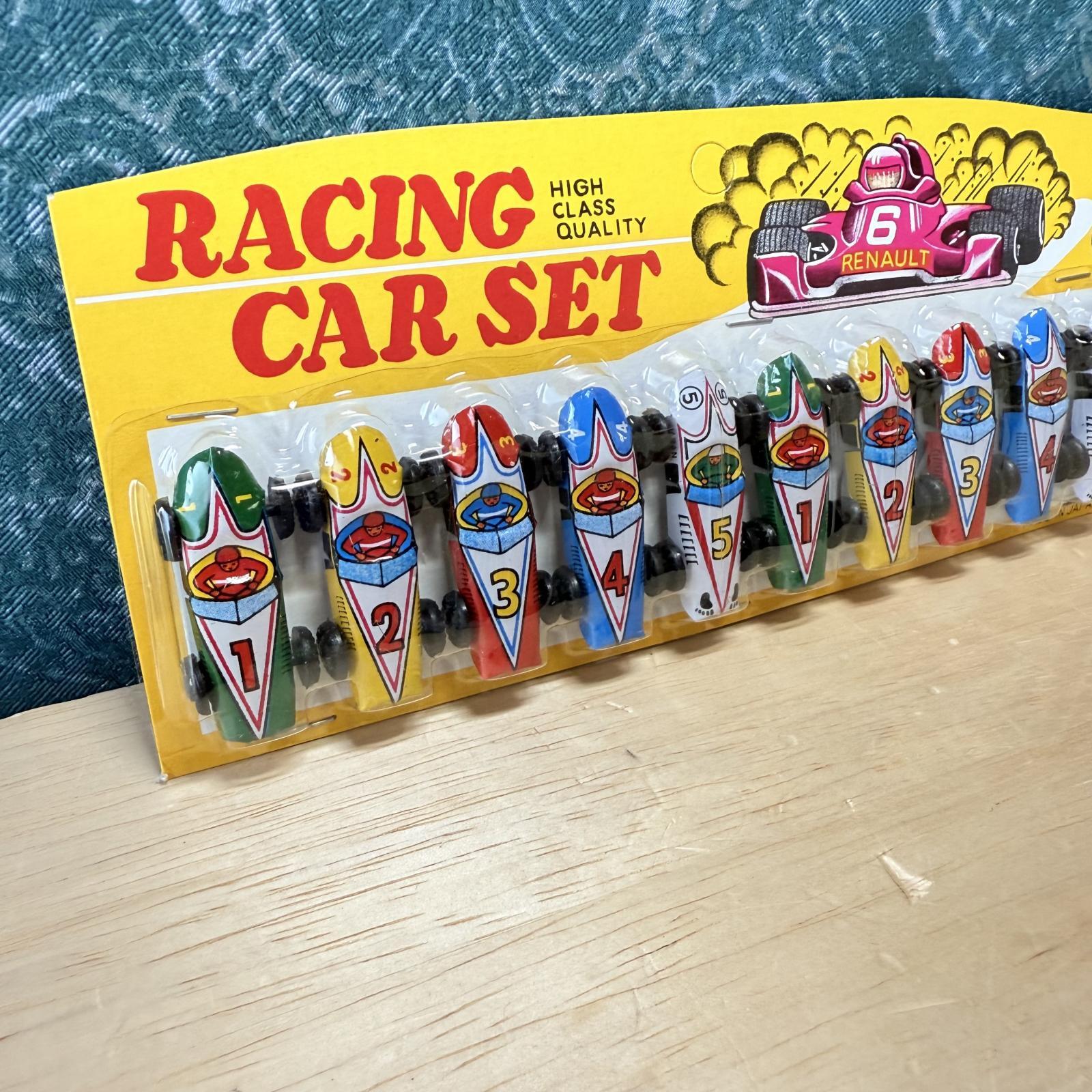 ブリキ レーシングカーセット 1シート（10台） 日本製 OM107