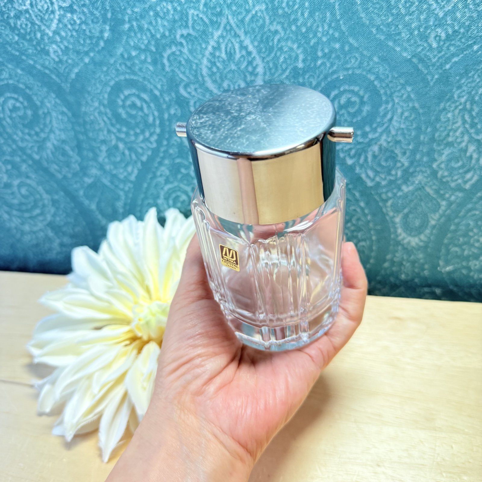 セール 純喫茶 M-TAKA エムタカ ガラス製 ソース差し 大