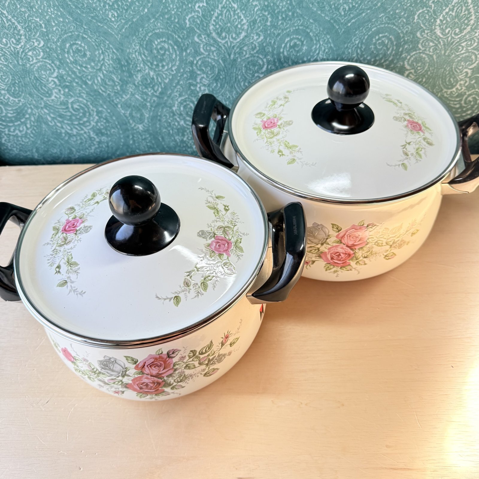 マルビシ MARUBISHI カラ―ホーローウェア ソースパン 20cm 22cm