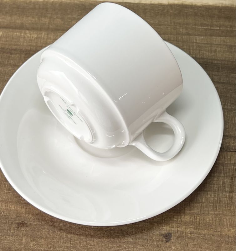 純喫茶　NIKKO　ニッコー　業務用　白いカップ&ソーサー　スタッキングカップ　1客　B210