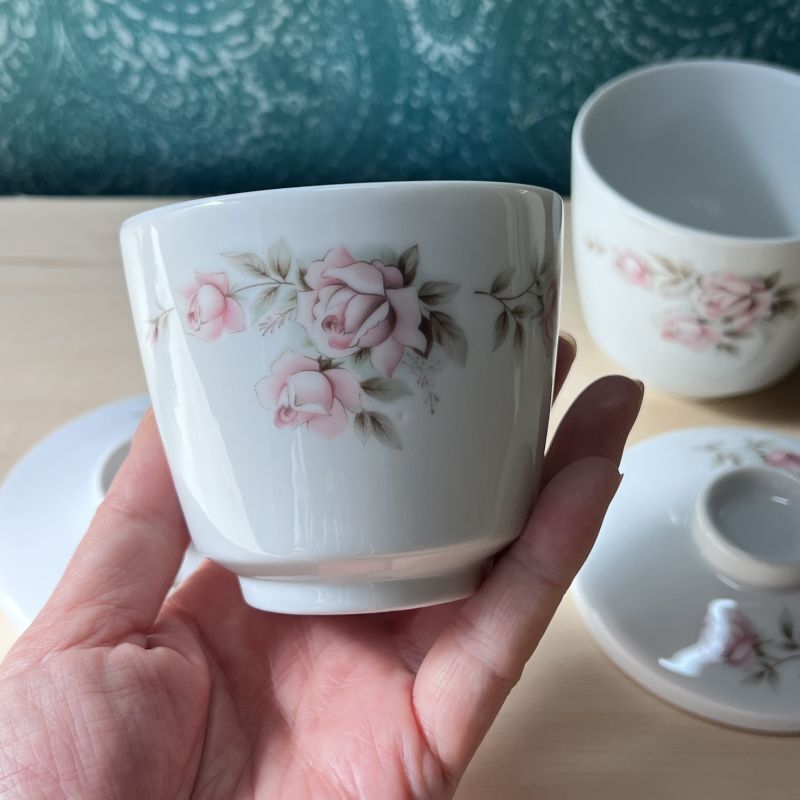 NORITAKE ノリタケ ニットーローヤルＲＣ 花柄茶碗蒸し器 2個セット