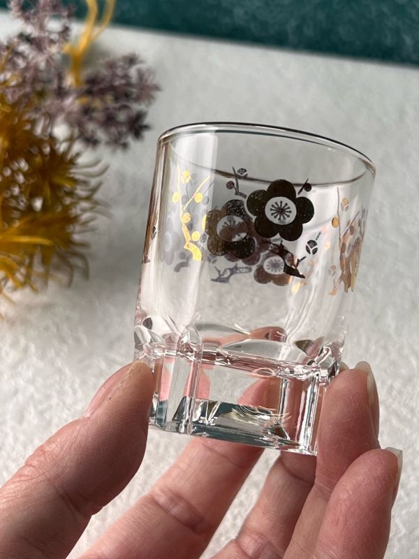 東洋ガラス バロー2ウイスキーショットグラス ６０ｍｌ 梅 G733