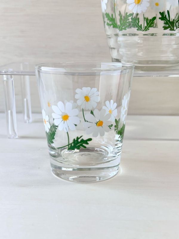 ADERIAアデリアガラス 野ばな 花柄冠水瓶 PG102