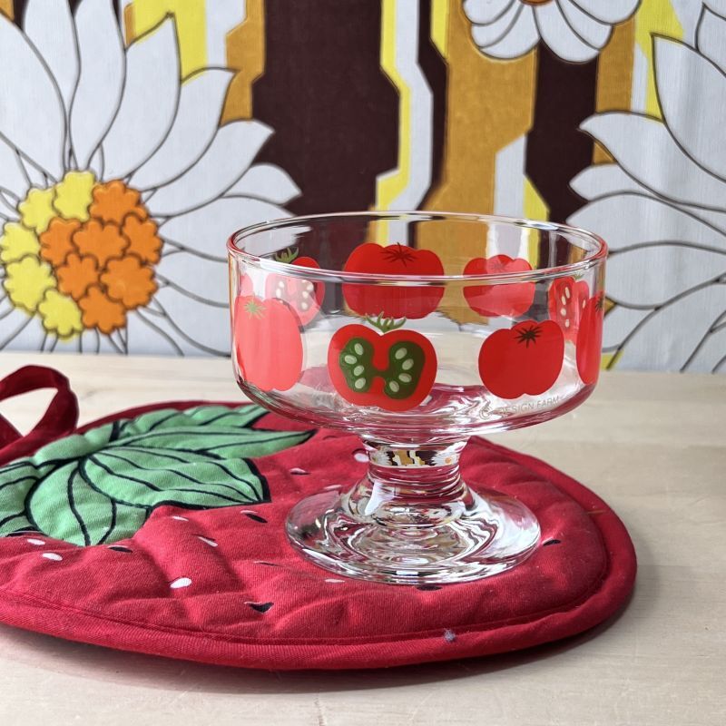 佐々木ガラス プルエース トマトアイスクリームカップ ガラス製デザートグラス